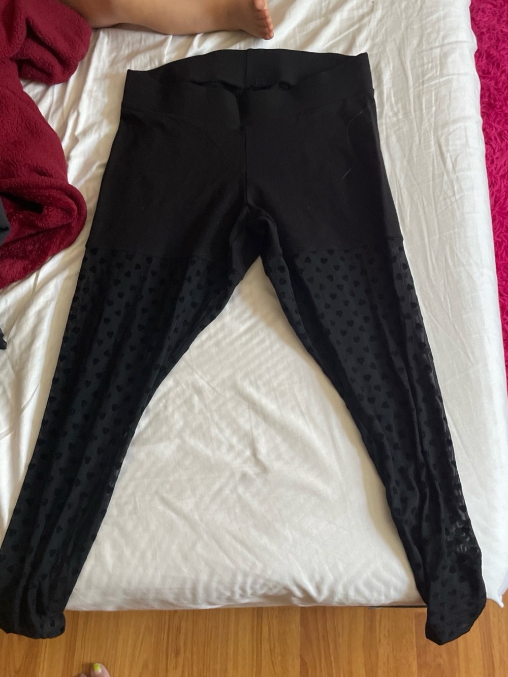 torrid Black Heart Print Kids Leggings